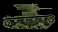 Модель сборная Советский легкий танк Т-26 (обр. 1933г)