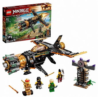 LEGO NINJAGO. Конструктор "Скорострельный истребитель Коула"