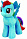 My Little Pony. Пони Rainbow Dash (высота 76 см)
