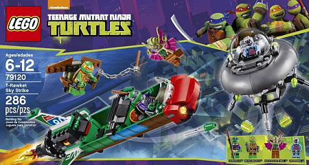 LEGO Teenage Mutant Ninja TURTLES. Конструктор "Удар с неба T-Rawket"