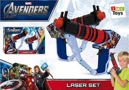 Набор лазерного оружия "Мстители" на батарейках