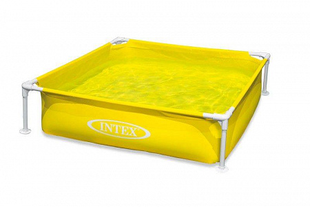 Надувной каркасный бассейн, желтый