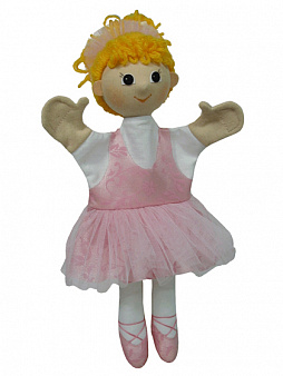 Кукла-перчатка "Балерина розовая"