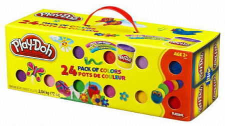 Пластилин в наборе из 24 банок Play-Doh