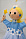 Кукла-перчатка "Голубая Цветочная фея"