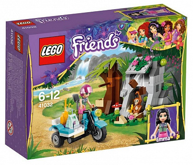 LEGO FRIENDS. Конструктор "Джунгли: Мотоцикл скорой помощи"